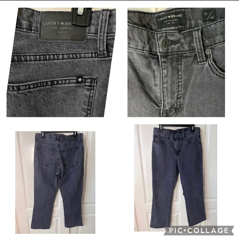 Lucky Brand jeans, new without tags, black, straight leg, size 10